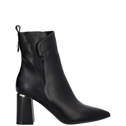 Mariella Burani Stivaletti da Donna in pelle nero con cerniera laterale Art.51691
