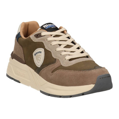 Blauer Scarpe da Uomo Taupe/Military Art. F5RAY02/NUS