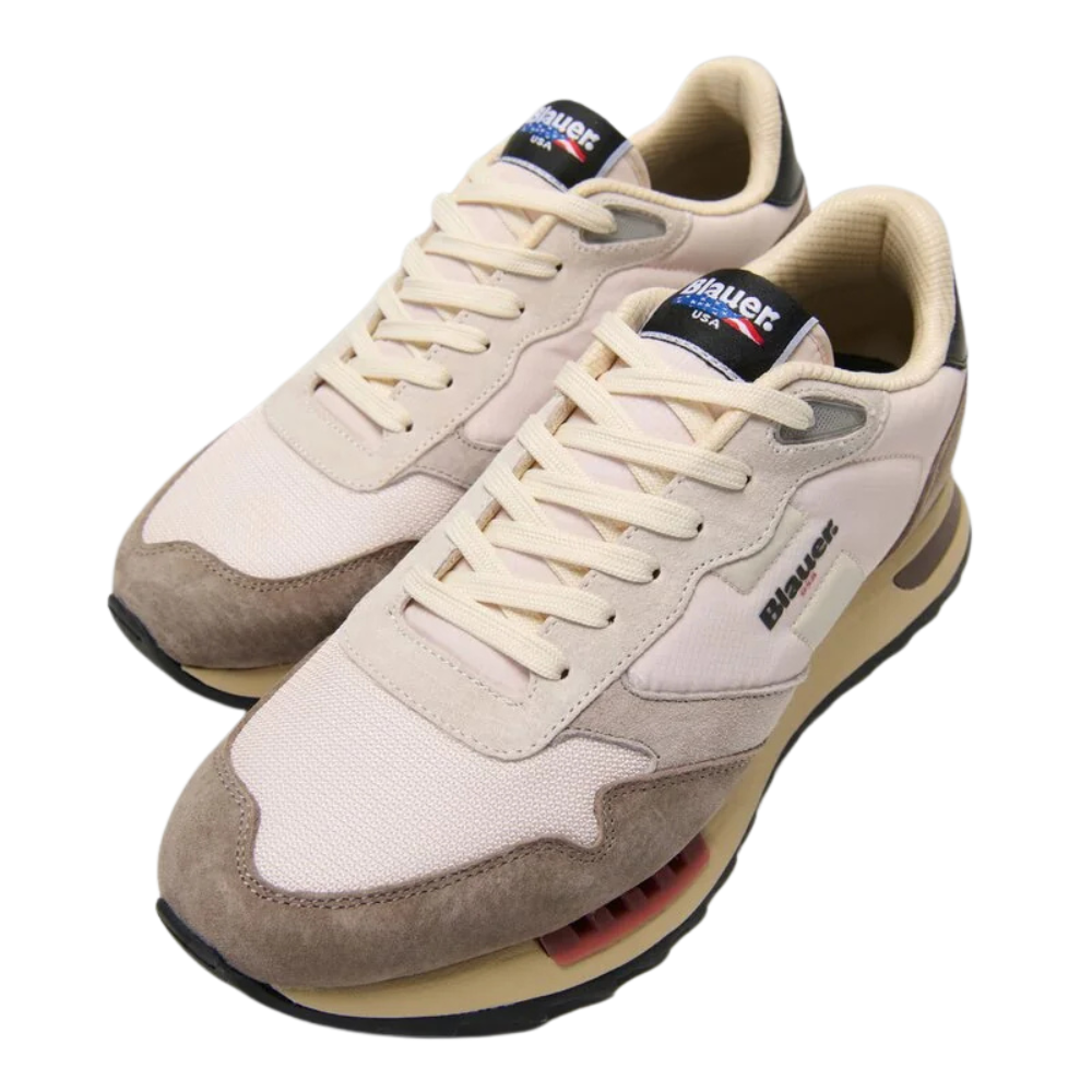 Blauer Scarpe da Uomo F5RYDER01/NYN Col. White/Taupe
