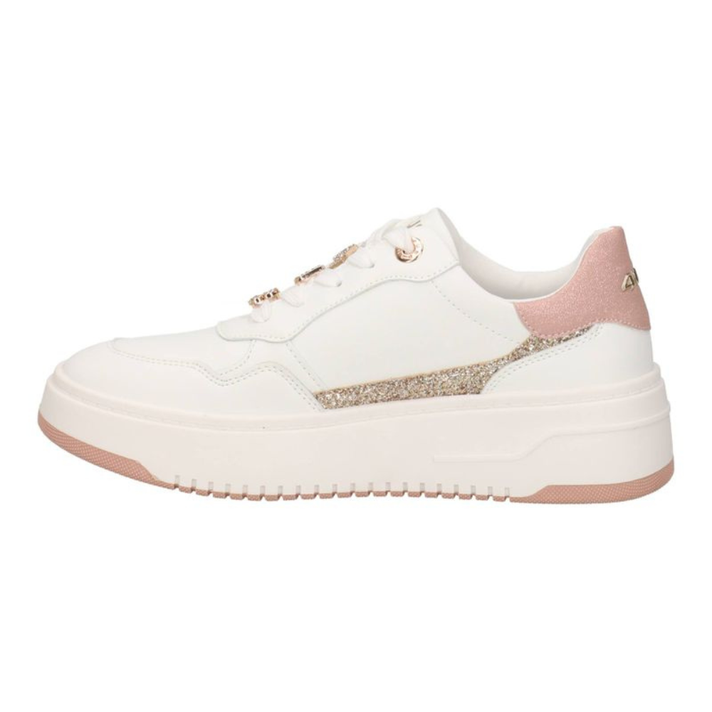 4US by Paciotti Scarpe da Donna Art.4BX104 Col.Bianco/Rosa