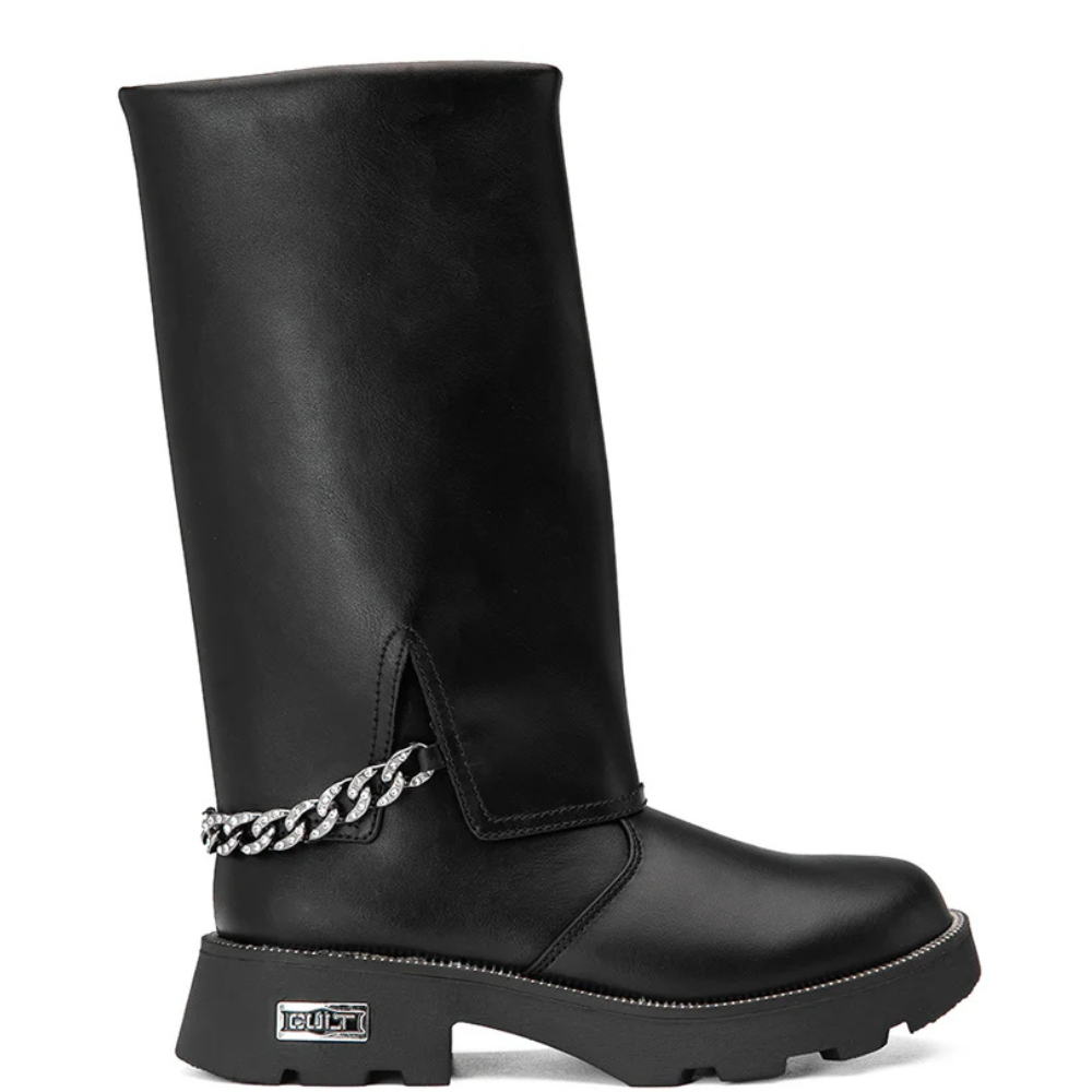 Cult Stivale da Donna in pelle nero Art.T-369