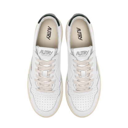 Autry Medalist Low Scarpe da Uomo Art.AULM LL47 Col.Bianco/Verde