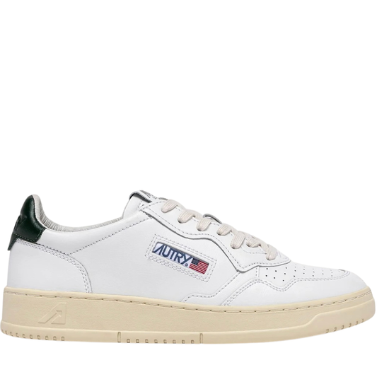 Autry Medalist Low Scarpe da Uomo Art.AULM LL47 Col.Bianco/Verde