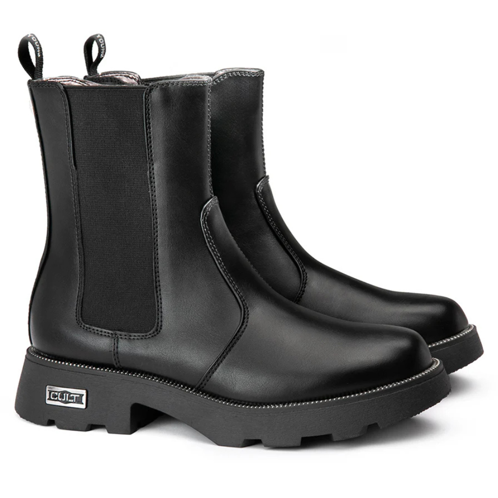 Cult Stivaletti da Donna in pelle Art.T234 Col.Nero