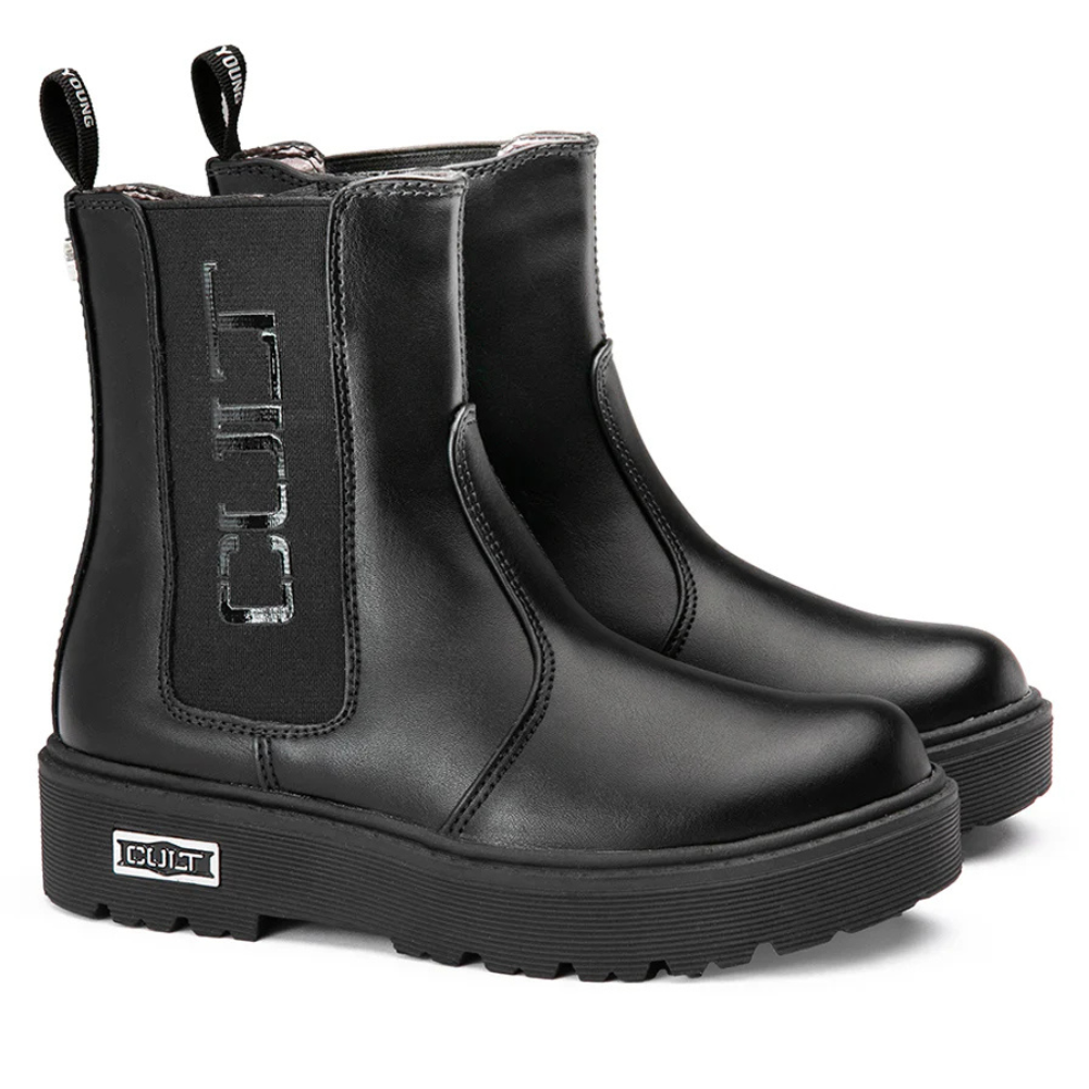 Cult Stivaletti da Donna in pelle Art.T235 Col.Nero