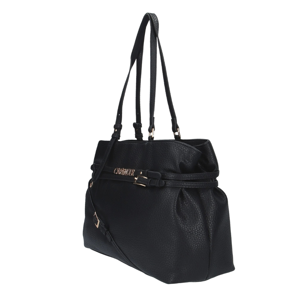 Cafènoir Borsa da Donna a spalla in pelle Art.C3NC0907 Col.Nero