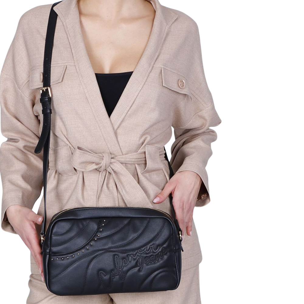Cafènoir Borsa da Donna in pelle Art.CJ0903 Col.Nero