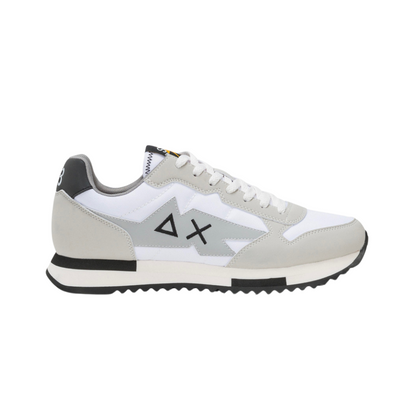 SUN68 Sneaker Niki in nylon e microfibra Z44121 BIANCO Scarpe da Uomo