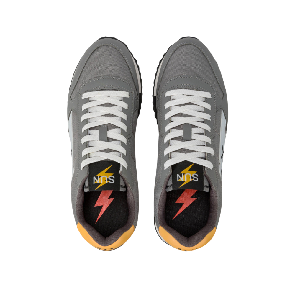 SUN68 Sneaker Niki in nylon e microfibra Z44121 GRIGIO MEDIO Scarpe da Uomo