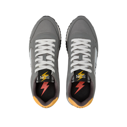 SUN68 Sneaker Niki in nylon e microfibra Z44121 GRIGIO MEDIO Scarpe da Uomo