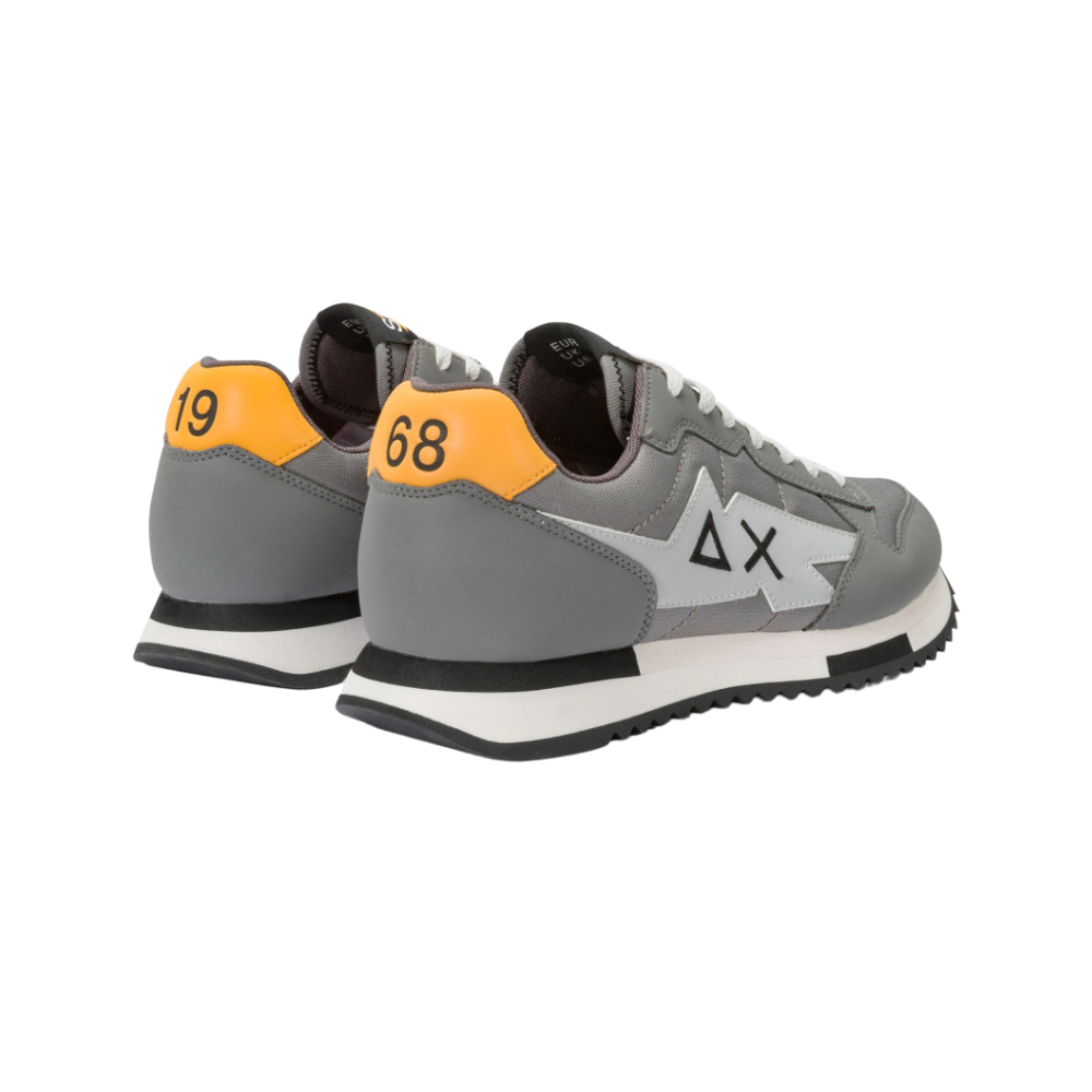 SUN68 Sneaker Niki in nylon e microfibra Z44121 GRIGIO MEDIO Scarpe da Uomo