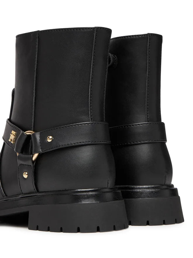 Tommy Hilfiger Stivaletti da Donna in pelle nero ART.T3A5-34021-1355999